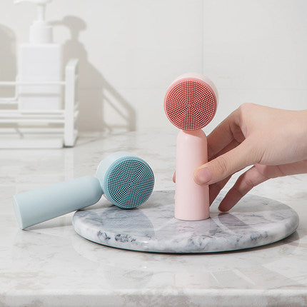 Facial Cleansing Brush - Soft Silicone Bristles