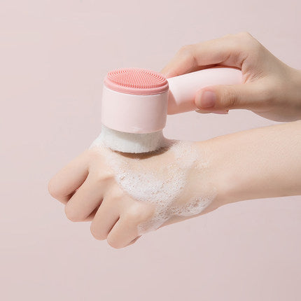 Facial Cleansing Brush - Soft Silicone Bristles