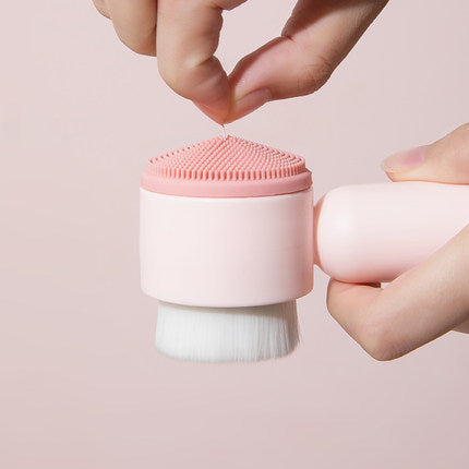 Facial Cleansing Brush - Soft Silicone Bristles