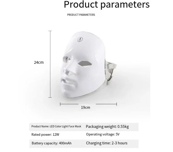 LED Red Light Therapy Face Mask – At-Home Skin Rejuvenation
